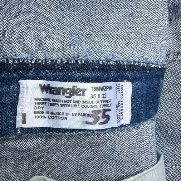 Wrangler 13MWZ Original Fit Cowboy Cut Jeans 35x28 - Picture 6 of 6